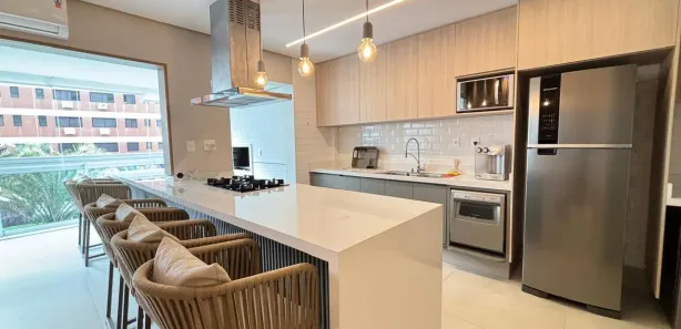 Apartamento com 2 Quartos para alugar, 99m² no Vila Alzira, Guarujá