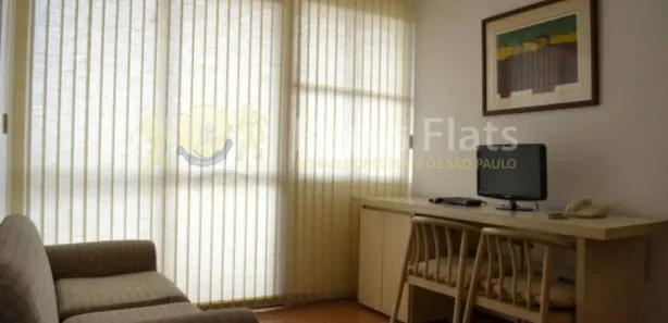 Flat com 1 Quarto para alugar, 45m² no Paraíso do Morumbi, São Paulo