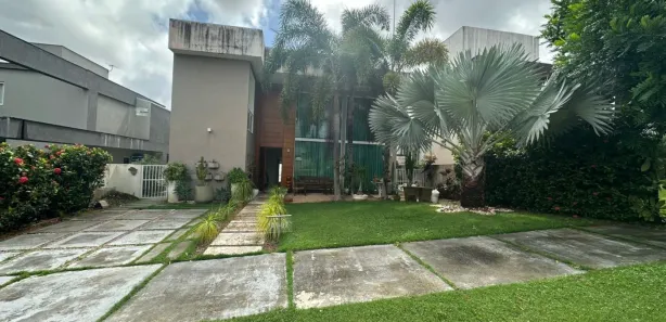 Casa de Condomínio com 4 Quartos para alugar, 472m² no Alphaville (Abrantes), Camaçari
