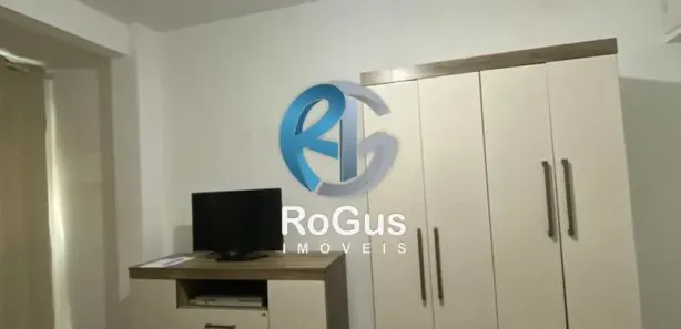 Apartamento com 1 Quarto para alugar, 35m² no José Menino, Santos
