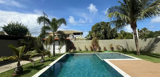 Casa de Condomínio com 4 Quartos para venda ou aluguel, 400m² no Busca Vida (Abrantes), Camaçari