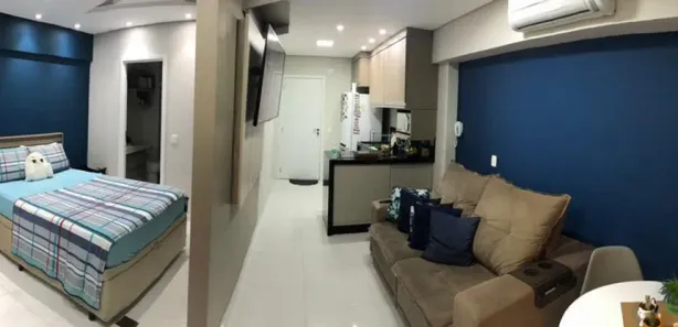 Flat com 1 Quarto para venda ou aluguel, 48m² no Centro, Jundiaí