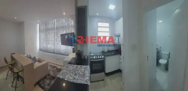 Kitnet com 1 Quarto à venda, 36m² no Aparecida, Santos