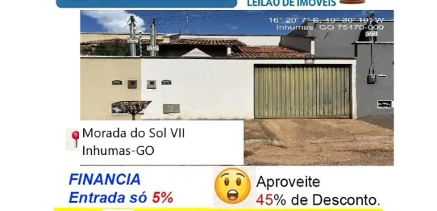 Casa com 2 Quartos à venda, 75m² no Residencial Raíza, Inhumas
