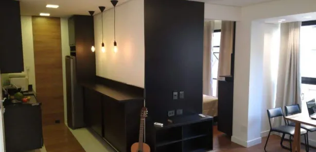 Flat com 1 Quarto para alugar, 69m² no Itararé, São Vicente