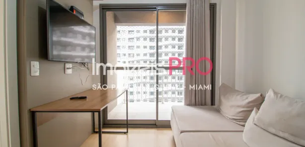 Apartamento com 1 Quarto para venda ou aluguel, 27m² no Santo Amaro, São Paulo