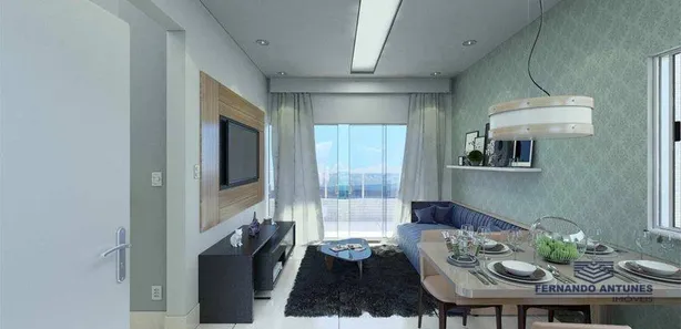 Apartamento com 2 Quartos à venda, 53m² no Cabral, Contagem