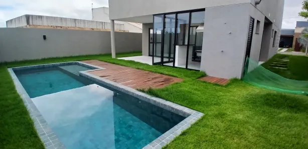 Casa de Condomínio com 4 Quartos à venda, 397m² no Alphaville (Abrantes), Camaçari