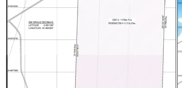 Terreno / Lote / Condomínio à venda, 10000m² no Centro, Luís Correia