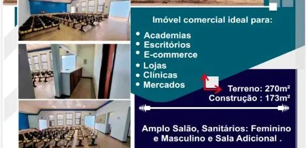 Loja / Salão / Ponto Comercial com 1 Quarto à venda, 173m² no Parque Hippolyto, Limeira