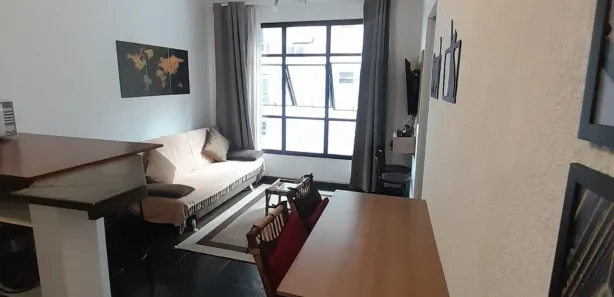 Apartamento com 1 Quarto para alugar, 50m² no Itararé, São Vicente