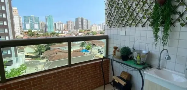 Flat com 2 Quartos à venda, 60m² no Canto do Forte, Praia Grande