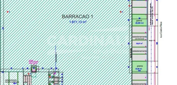 Galpão / Depósito / Armazém para alugar, 1871m² no Vila Brasília, São Carlos
