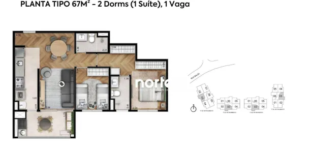 Apartamento com 2 Quartos à venda, 68m² no Vila Arcádia, São Paulo