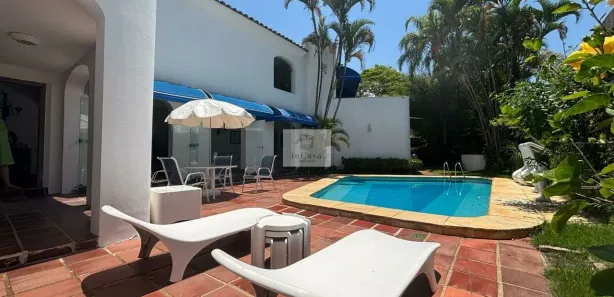 Casa com 5 Quartos para venda ou aluguel, 405m² no Balneário Praia do Pernambuco, Guarujá