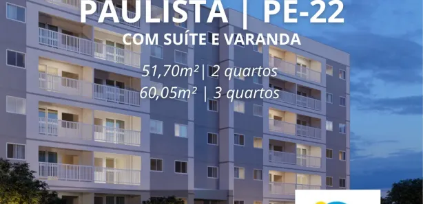 Apartamento com 2 Quartos à venda, 51m² no Maranguape II, Paulista
