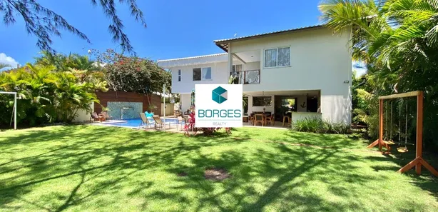 Casa de Condomínio com 5 Quartos para venda ou aluguel, 910m² no Busca Vida (Abrantes), Camaçari