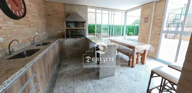 Apartamento com 3 Quartos para alugar, 106m² no Jardim, Santo André