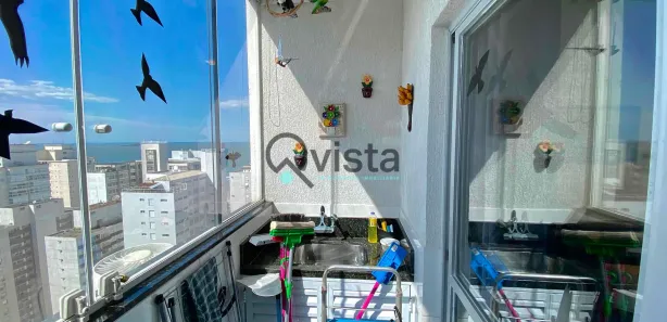Flat com 1 Quarto para alugar, 29m² no Pitangueiras, Guarujá