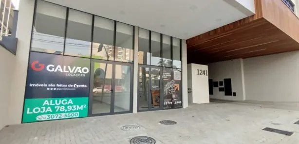 Loja / Salão / Ponto Comercial para alugar, 58m² no Cabral, Curitiba