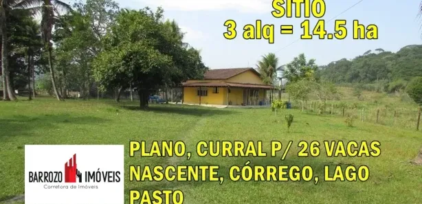Fazenda / Sítio / Chácara com 3 Quartos à venda, 145200m² no Maraporã, Cachoeiras de Macacu