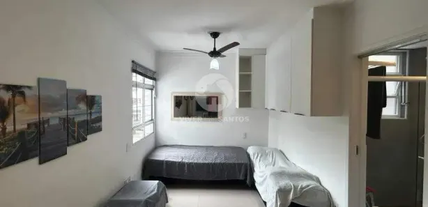 Kitnet com 1 Quarto à venda, 40m² no Ponta da Praia, Santos