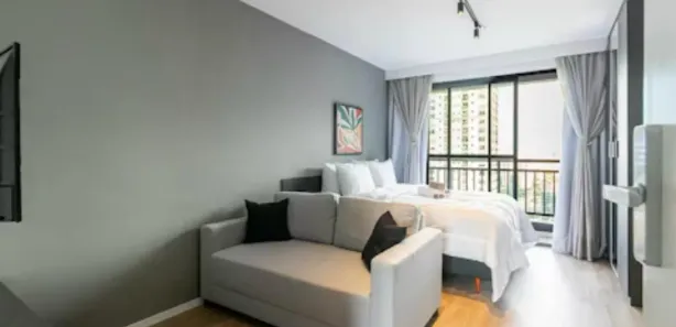 Apartamento com 1 Quarto para venda ou aluguel, 26m² no Jardim Panorama, São Paulo