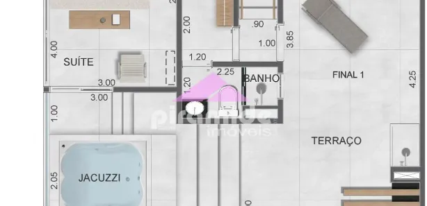 Cobertura com 3 Quartos à venda, 150m² no Vila Atlântica, Caraguatatuba
