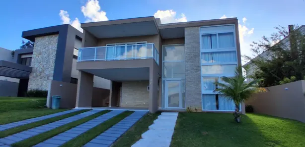Casa de Condomínio com 4 Quartos à venda, 397m² no Alphaville (Abrantes), Camaçari