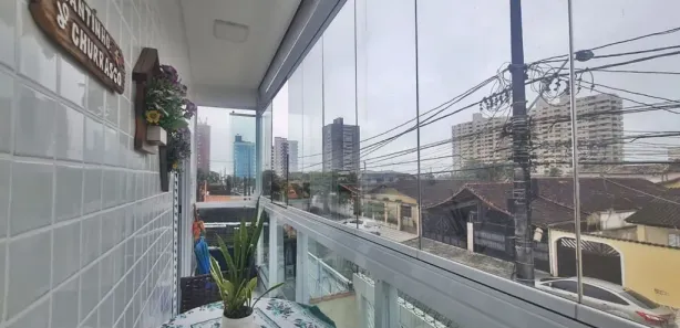 Casa de Condomínio com 3 Quartos para alugar, 74m² no Maracanã, Praia Grande