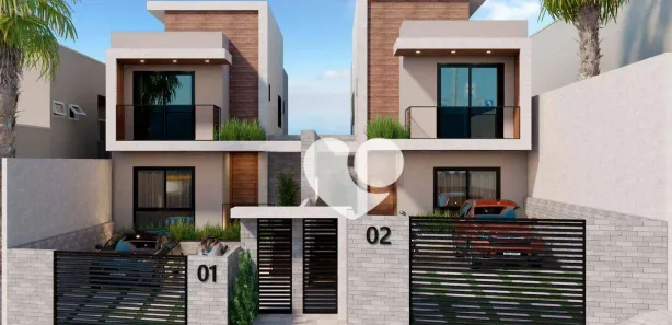 Casa de Condomínio com 3 Quartos à venda, 138m² no São Judas Tadeu, Guarapari