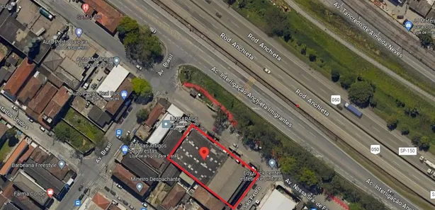 Galpão / Depósito / Armazém com 6 Quartos à venda, 1188m² no Jardim Casqueiro, Cubatão