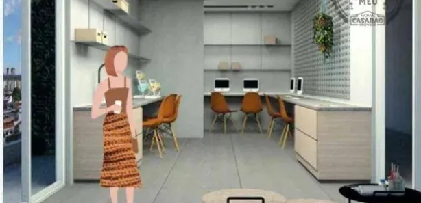 Flat com 1 Quarto à venda, 38m² no Boqueirão, Praia Grande
