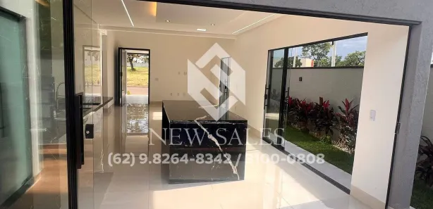 Casa de Condomínio com 3 Quartos à venda, 143m² no Rosa de Leiria Condomínio Horizontal, Goianira