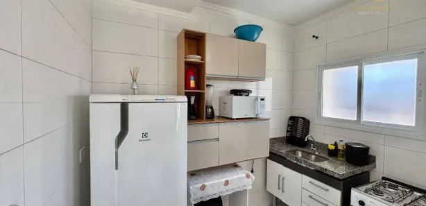 Flat com 1 Quarto à venda, 42m² no Boqueirão, Praia Grande