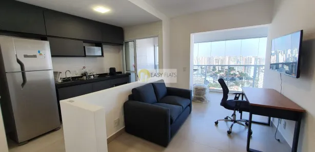 Apartamento com 1 Quarto para alugar, 49m² no Vila Gertrudes, São Paulo