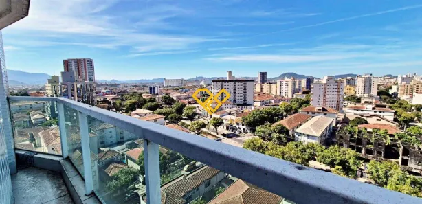 Apartamento com 3 Quartos para alugar, 104m² no Boqueirão, Santos