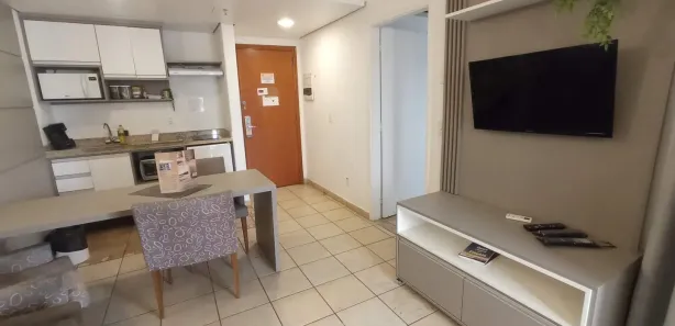 Flat com 1 Quarto para alugar, 44m² no Boqueirão, Santos