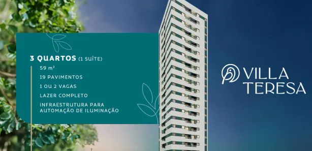 Apartamento com 3 Quartos à venda, 59m² no Madalena, Recife