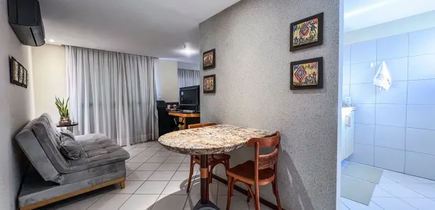 Flat com 1 Quarto para venda ou aluguel, 39m² no Ponta Negra, Natal