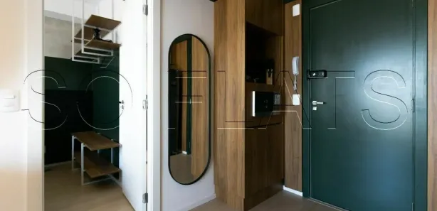 Flat com 1 Quarto para alugar, 29m² no Sumaré, São Paulo