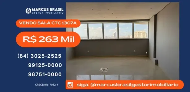 Conjunto Comercial / Sala à venda, 32m² no Lagoa Nova, Natal