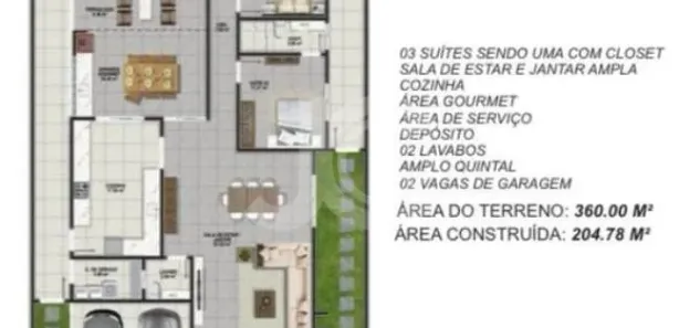 Casa de Condomínio com 3 Quartos à venda, 204m² no Universidade, Vitória da Conquista