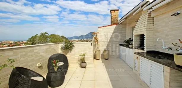 Cobertura com 3 Quartos à venda, 153m² no Jardim Tres Marias, Peruíbe