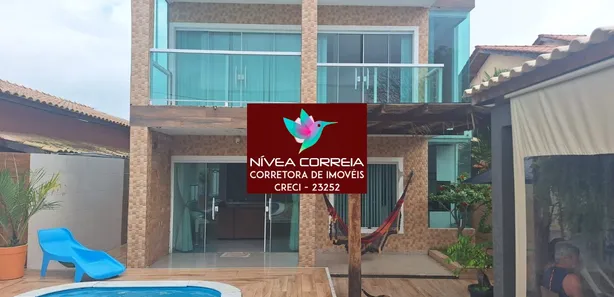 Casa de Condomínio com 4 Quartos à venda, 250m² no Arembepe (Abrantes), Camaçari