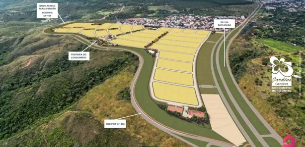 Terreno / Lote / Condomínio à venda, 986m² no Paranoá, Brasília