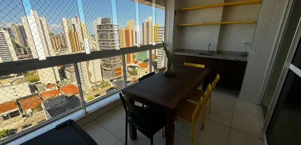Apartamento com 3 Quartos para alugar, 123m² no Manaíra, João Pessoa