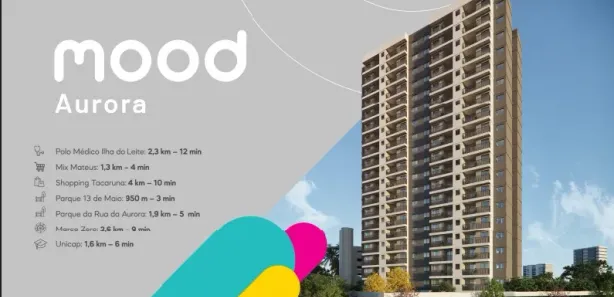 Apartamento com 1 Quarto à venda, 47m² no Recife, Recife