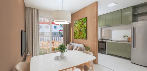 Apartamento com 2 Quartos à venda, 44m² no Loteamento Recanto Das Andorin, Barra dos Coqueiros