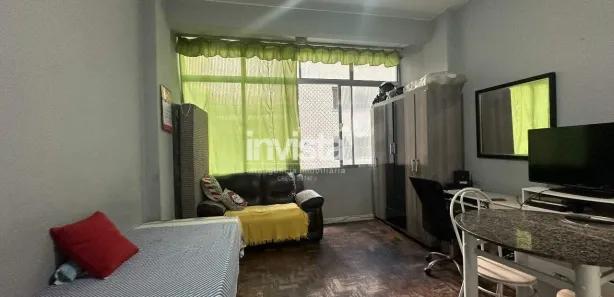 Apartamento com 1 Quarto à venda, 33m² no Pompéia, Santos